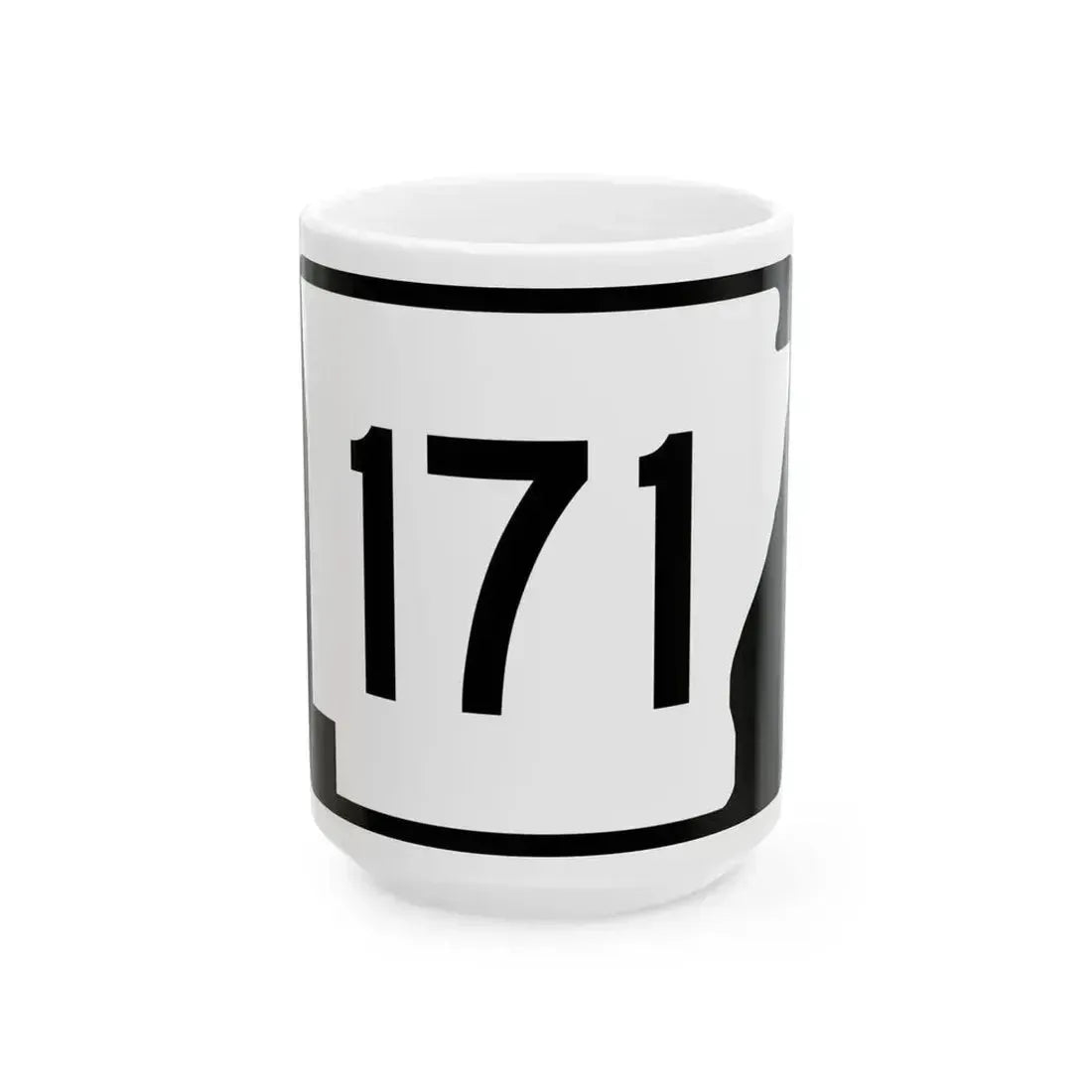 Arkansas 171 (Arkansas) (Road Sign) White Coffee Mug 15oz - Go Mug Yourself