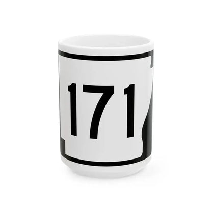 Arkansas 171 (Arkansas) (Road Sign) White Coffee Mug 15oz - Go Mug Yourself