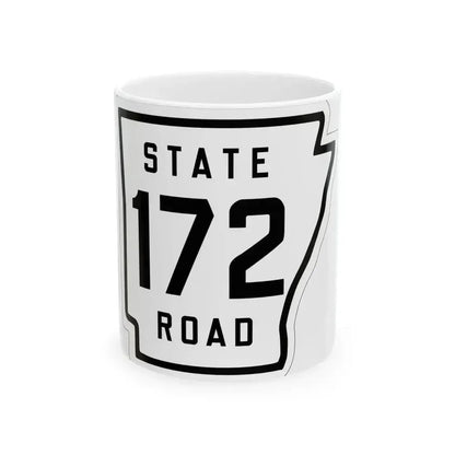 Arkansas 172 1926 (Arkansas) (Road Sign) White Coffee Mug - Go Mug Yourself