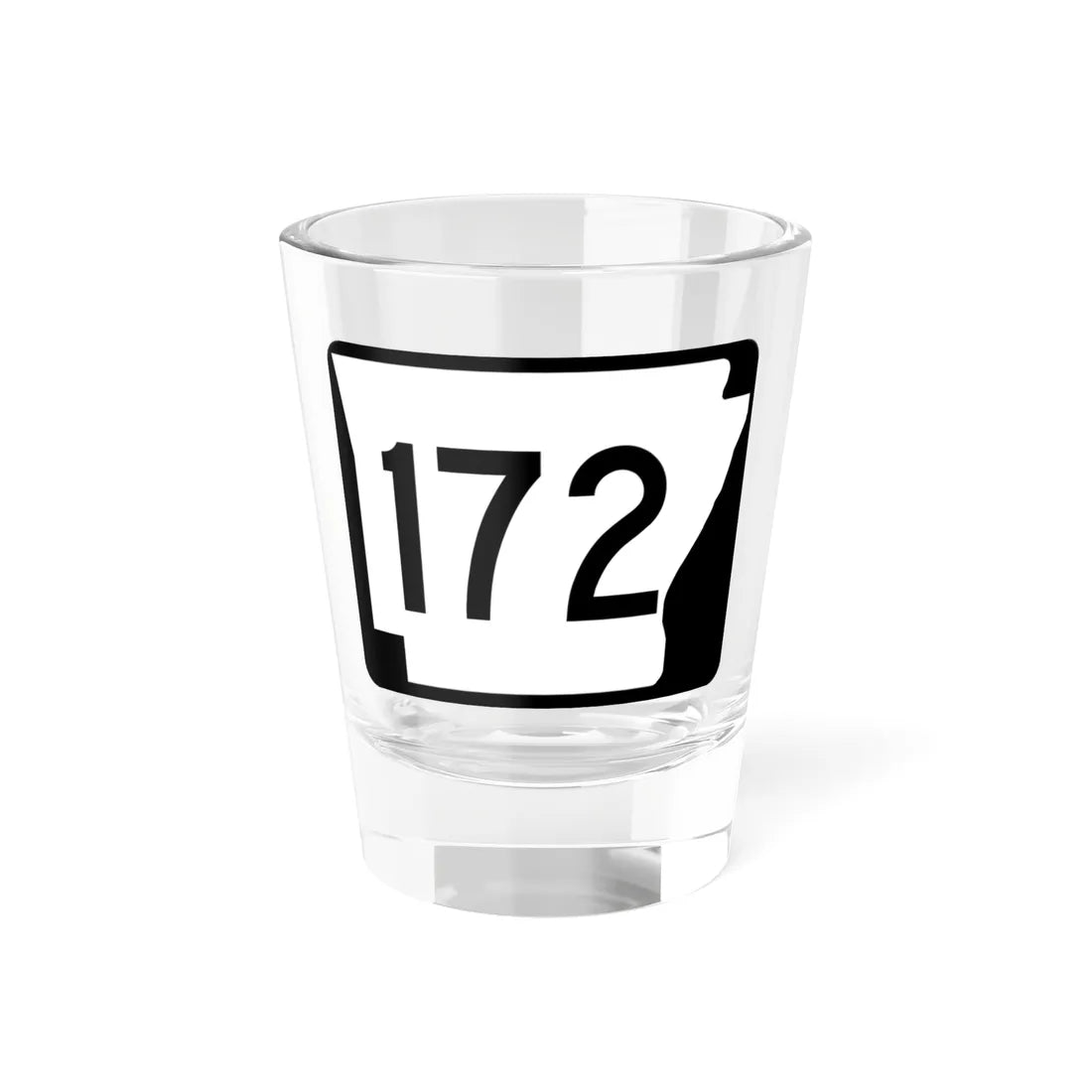 Arkansas 172 (Arkansas) (Road Sign) Shot Glass 1.5oz 1.5oz - Go Mug Yourself