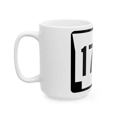Arkansas 173 (Arkansas) (Road Sign) White Coffee Mug - Go Mug Yourself