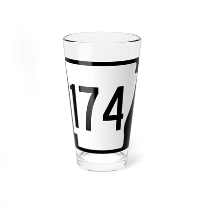Arkansas 174 1970 (Arkansas) (Road Sign) Pint Glass 16oz 16oz - Go Mug Yourself