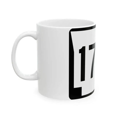 Arkansas 175S (Arkansas) (Road Sign) White Coffee Mug - Go Mug Yourself
