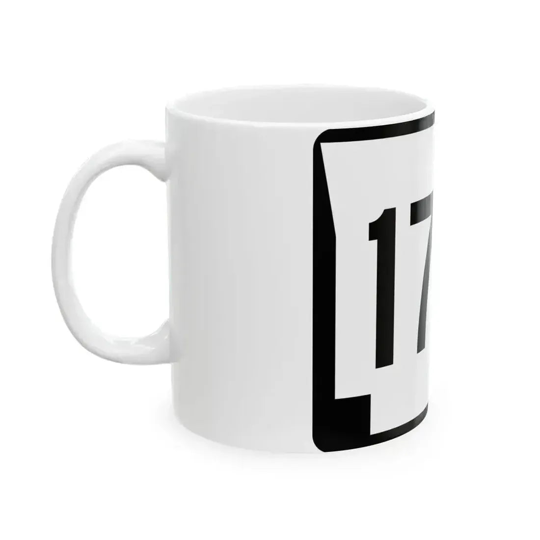 Arkansas 176 (Arkansas) (Road Sign) White Coffee Mug - Go Mug Yourself