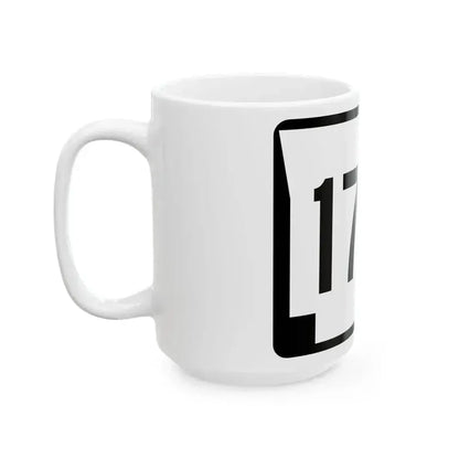 Arkansas 176 (Arkansas) (Road Sign) White Coffee Mug - Go Mug Yourself