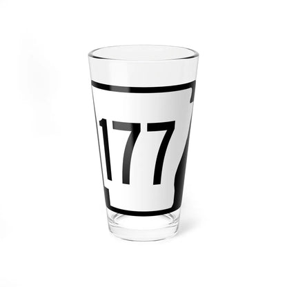 Arkansas 177 1970 (Arkansas) (Road Sign) Pint Glass 16oz 16oz - Go Mug Yourself
