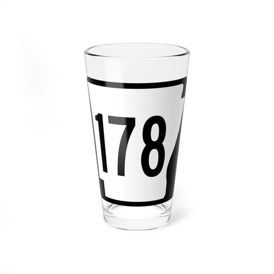 Arkansas 178 1970 (Arkansas) (Road Sign) Pint Glass 16oz 16oz - Go Mug Yourself
