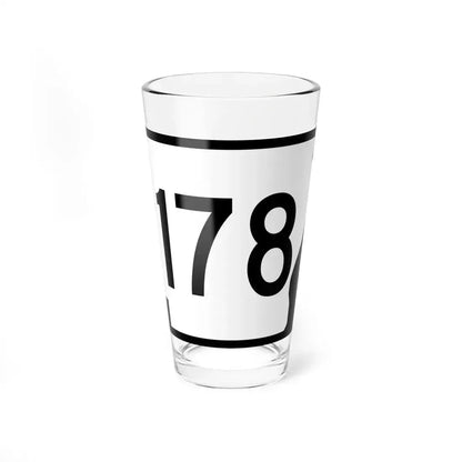 Arkansas 178 (Arkansas) (Road Sign) Pint Glass 16oz 16oz - Go Mug Yourself