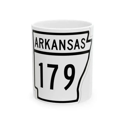 Arkansas 179 1948 (Arkansas) (Road Sign) White Coffee Mug 11oz - Go Mug Yourself