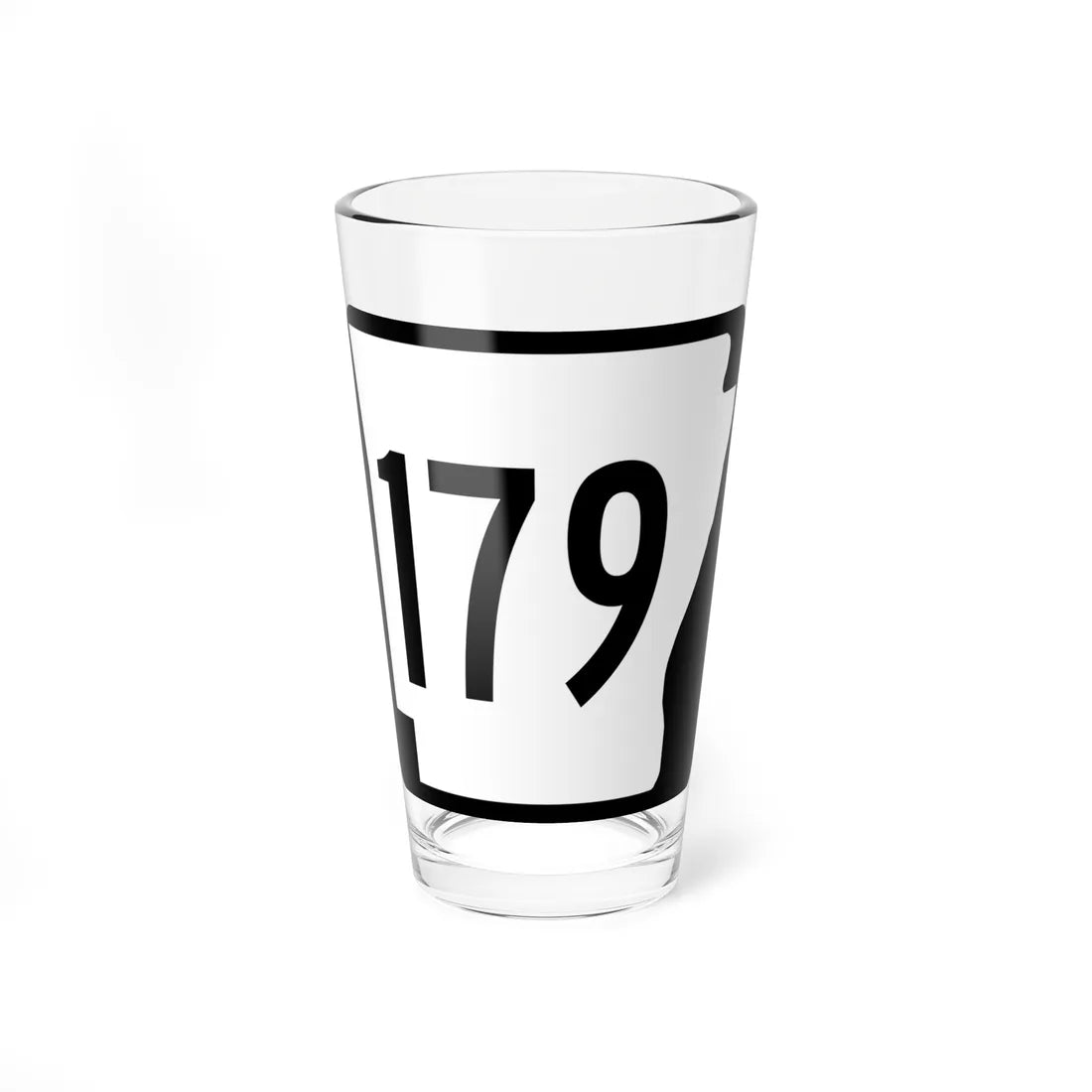 Arkansas 179 1970 (Arkansas) (Road Sign) Pint Glass 16oz 16oz - Go Mug Yourself