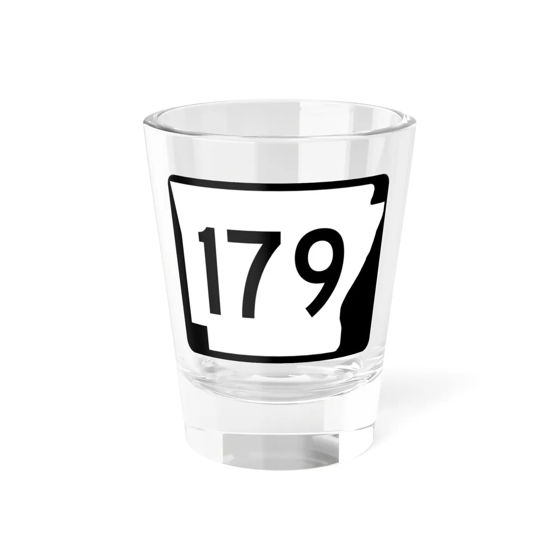 Arkansas 179 (Arkansas) (Road Sign) Shot Glass 1.5oz 1.5oz - Go Mug Yourself