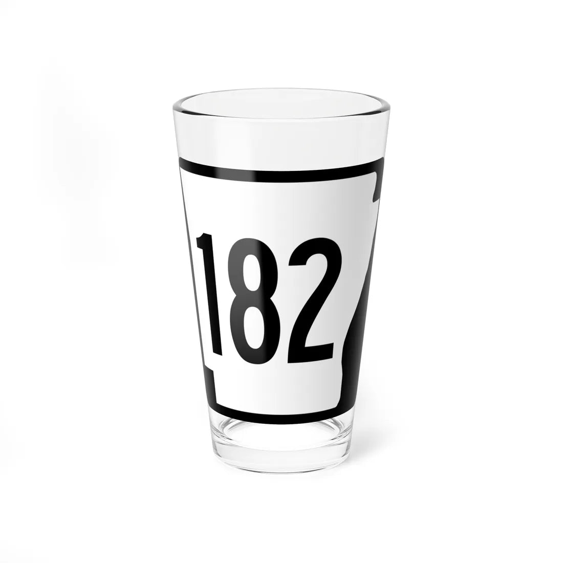 Arkansas 182 1970 (Arkansas) (Road Sign) Pint Glass 16oz 16oz - Go Mug Yourself
