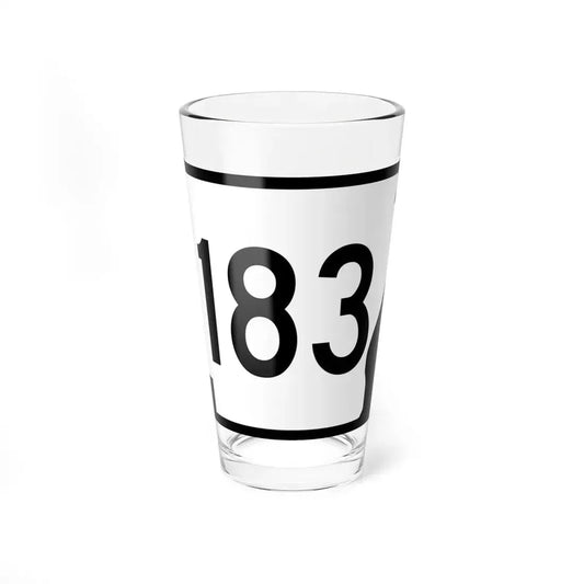 Arkansas 183 (Arkansas) (Road Sign) Pint Glss 16oz 16oz - Go Mug Yourself
