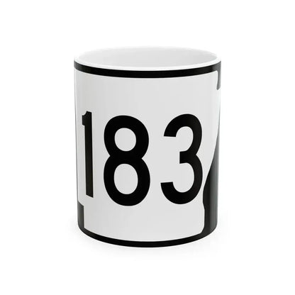 Arkansas 183 (Arkansas) (Road Sign) White Coffee Mug 11oz - Go Mug Yourself