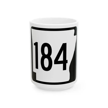 Arkansas 184 1970 (Arkansas) (Road Sign) White Coffee Mug 15oz - Go Mug Yourself