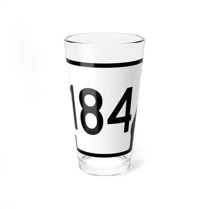 Arkansas 184 (Arkansas) (Road Sign) Pint Glass 16oz 16oz - Go Mug Yourself