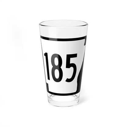 Arkansas 185 1970 (Arkansas) (Road Sign) Pint Glass 16oz 16oz - Go Mug Yourself