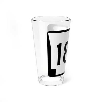 Arkansas 185 (Arkansas) (Road Sign) Pint Glass 16oz - Go Mug Yourself