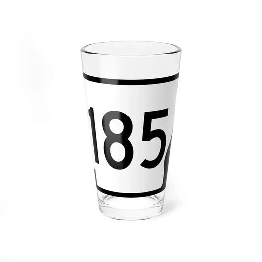 Arkansas 185 (Arkansas) (Road Sign) Pint Glss 16oz 16oz - Go Mug Yourself