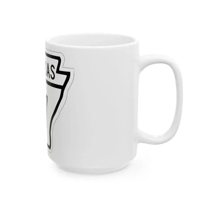 Arkansas 187 1948 (Arkansas) (Road Sign) White Coffee Mug - Go Mug Yourself