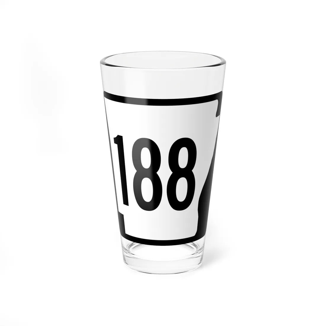 Arkansas 188 1970 (Arkansas) (Road Sign) Pint Glass 16oz 16oz - Go Mug Yourself