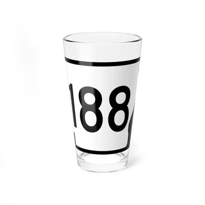 Arkansas 188 (Arkansas) (Road Sign) Pint Glss 16oz 16oz - Go Mug Yourself