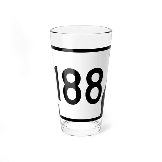 Arkansas 188 (Arkansas) (Road Sign) Pint Glss 16oz 16oz - Go Mug Yourself