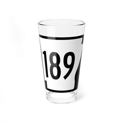 Arkansas 189 1970 (Arkansas) (Road Sign) Pint Glass 16oz 16oz - Go Mug Yourself