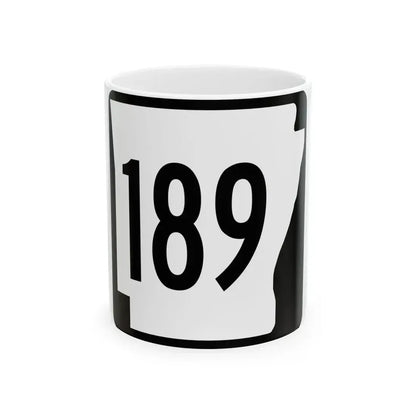 Arkansas 189 1970 (Arkansas) (Road Sign) White Coffee Mug 11oz - Go Mug Yourself
