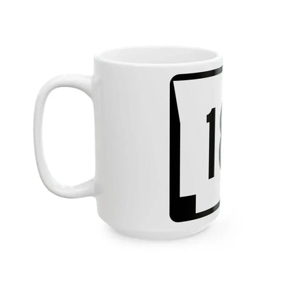 Arkansas 18B (Arkansas) (Road Sign) White Coffee Mug - Go Mug Yourself