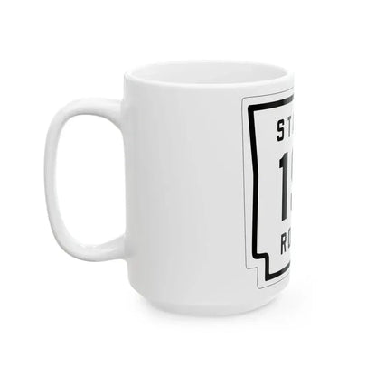 Arkansas 19 1926 (Arkansas) (Road Sign) White Coffee Mug - Go Mug Yourself