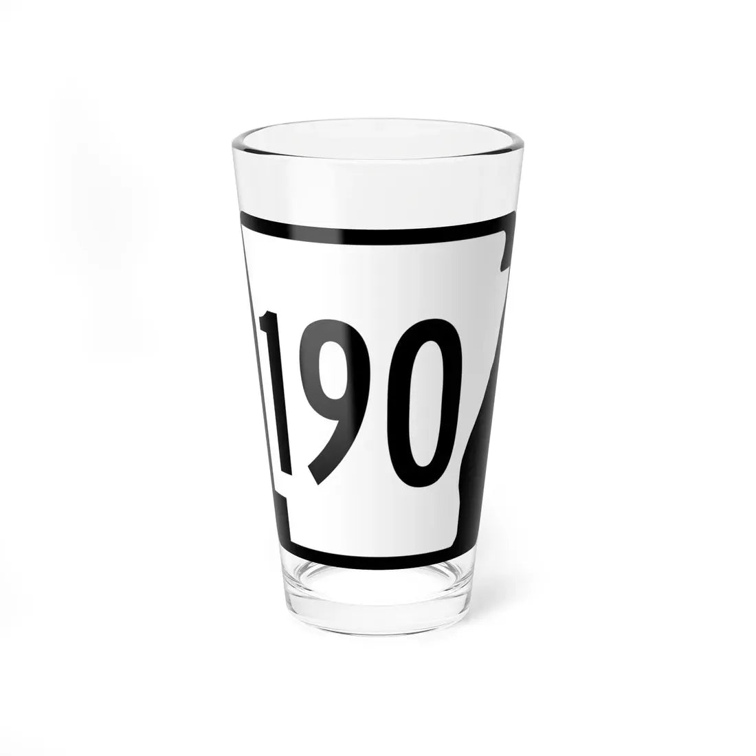 Arkansas 190 1970 (Arkansas) (Road Sign) Pint Glass 16oz 16oz - Go Mug Yourself
