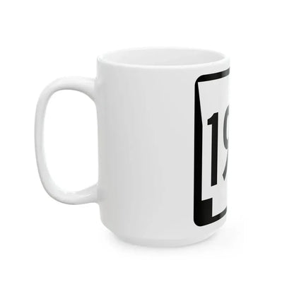 Arkansas 190 1970 (Arkansas) (Road Sign) White Coffee Mug - Go Mug Yourself