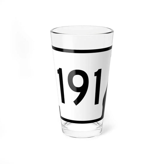 Arkansas 191 (Arkansas) (Road Sign) Pint Glass 16oz 16oz - Go Mug Yourself