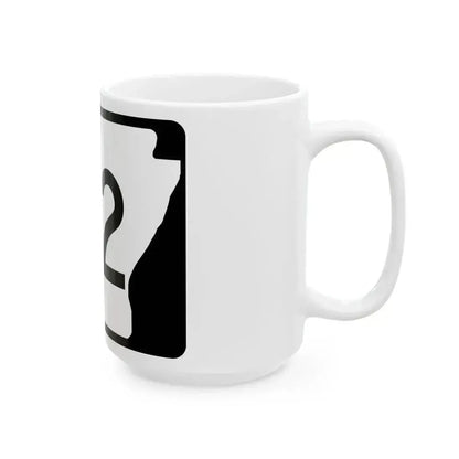 Arkansas 192 (Arkansas) (Road Sign) White Coffee Mug - Go Mug Yourself