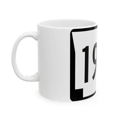 Arkansas 194S (Arkansas) (Road Sign) White Coffee Mug - Go Mug Yourself