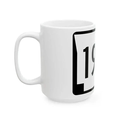 Arkansas 194S (Arkansas) (Road Sign) White Coffee Mug - Go Mug Yourself