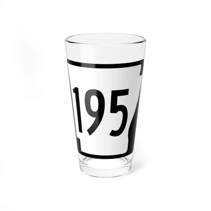 Arkansas 195 1970 (Arkansas) (Road Sign) Pint Glass 16oz 16oz - Go Mug Yourself