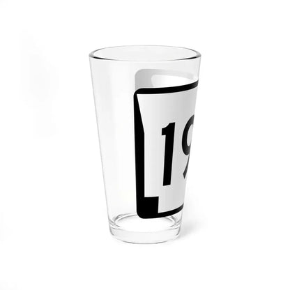 Arkansas 195 (Arkansas) (Road Sign) Pint Glss 16oz - Go Mug Yourself