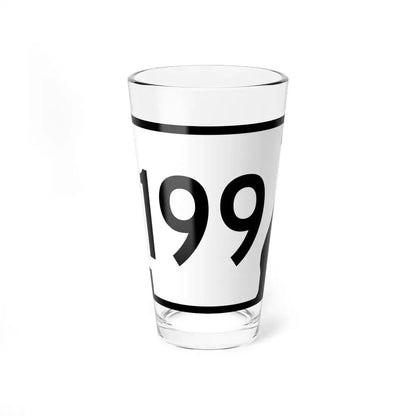 Arkansas 199 (Arkansas) (Road Sign) Pint Glss 16oz 16oz - Go Mug Yourself