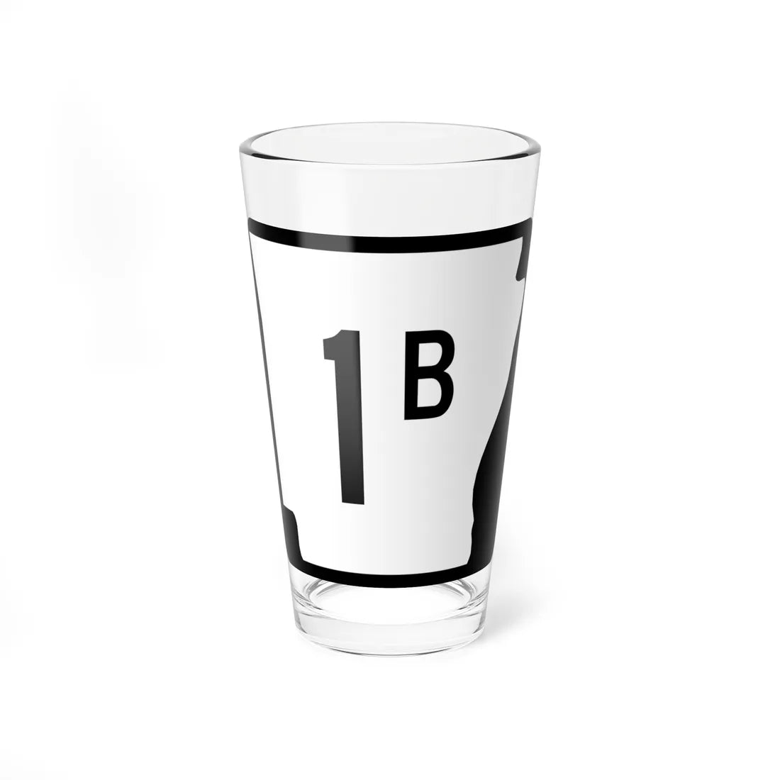 Arkansas 1B (Arkansas) (Road Sign) Pint Glass 16oz 16oz - Go Mug Yourself