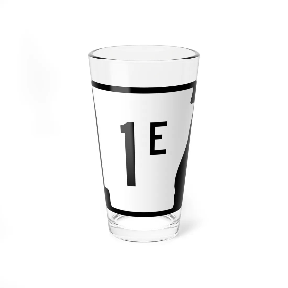 Arkansas 1E (Arkansas) (Road Sign) Pint Glass 16oz 16oz - Go Mug Yourself
