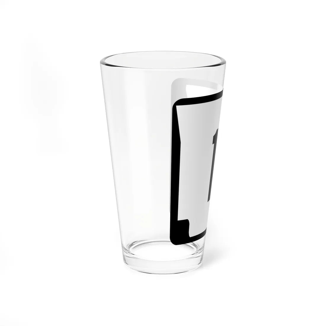 Arkansas 1E (Arkansas) (Road Sign) Pint Glass 16oz - Go Mug Yourself