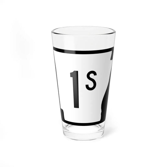 Arkansas 1S (Arkansas) (Road Sign) Pint Glass 16oz 16oz - Go Mug Yourself