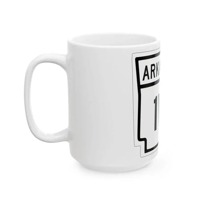 Arkansas 1W 1948 (Arkansas) (Road Sign) White Coffee Mug - Go Mug Yourself