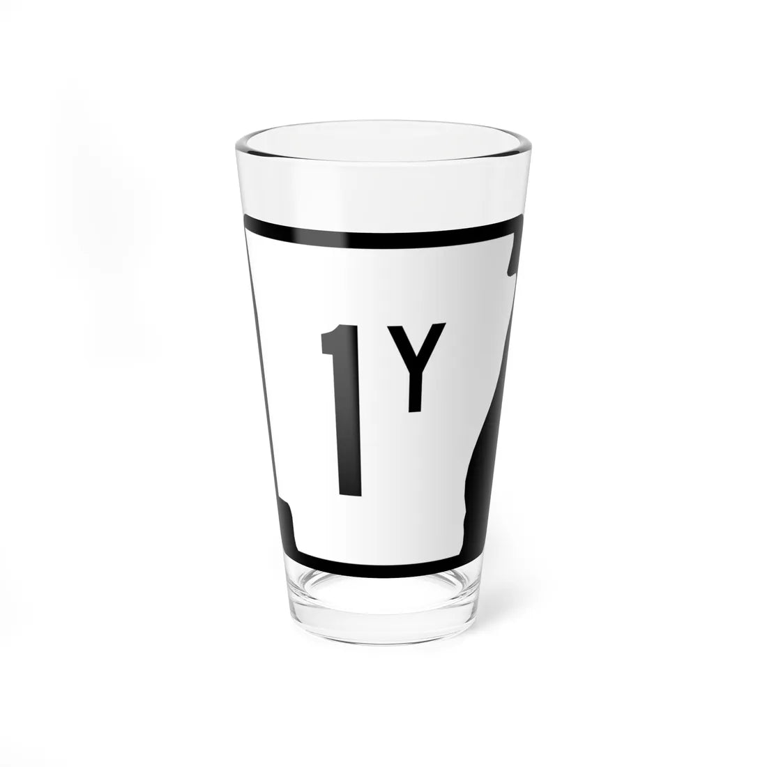 Arkansas 1Y (Arkansas) (Road Sign) Pint Glass 16oz 16oz - Go Mug Yourself
