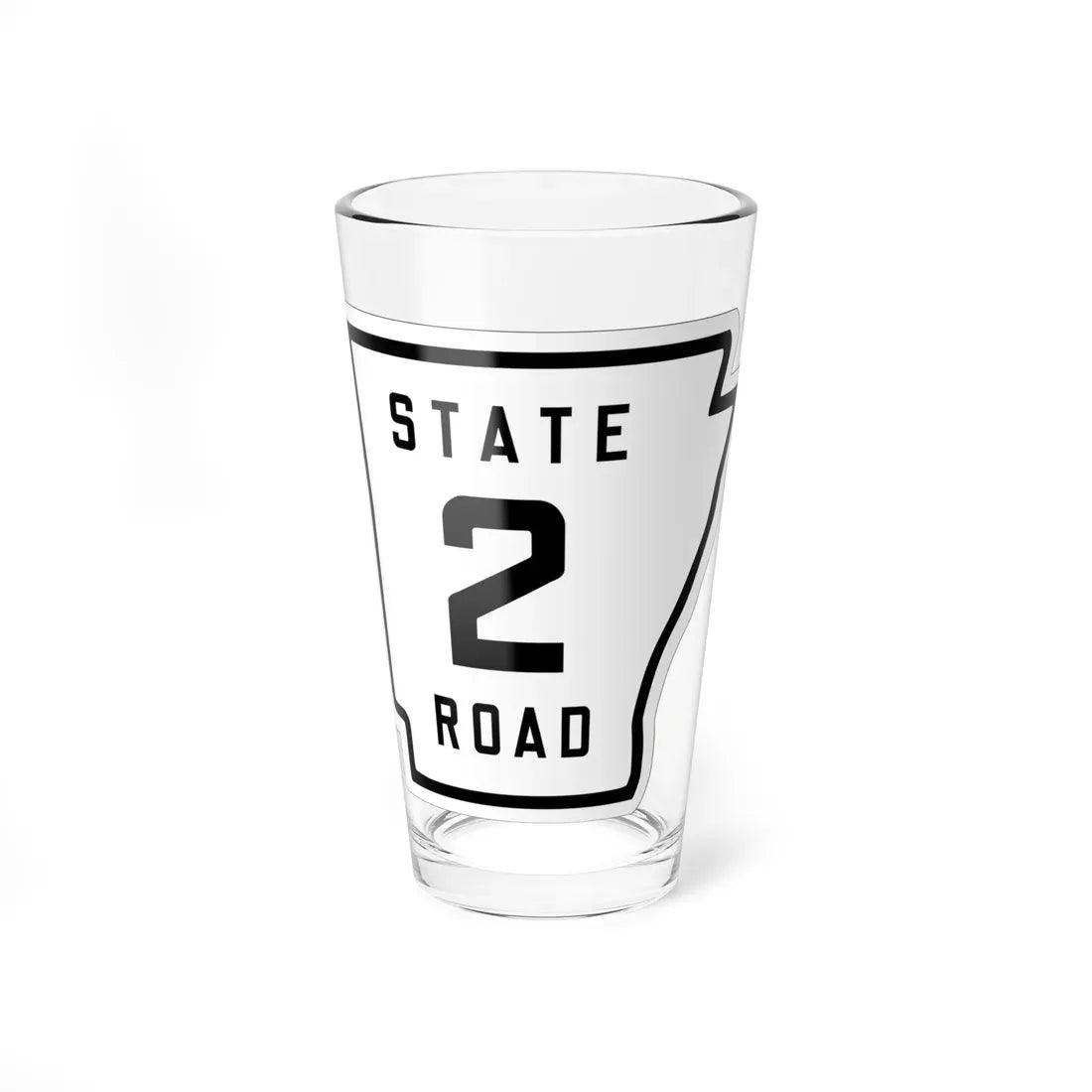 Arkansas 2 1926 (Arkansas) (Road Sign) Pint Glass 16oz 16oz - Go Mug Yourself