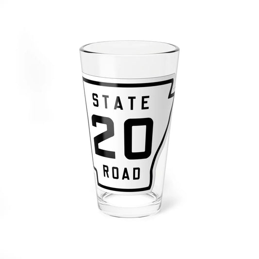 Arkansas 20 1926 (Arkansas) (Road Sign) Pint Glass 16oz 16oz - Go Mug Yourself