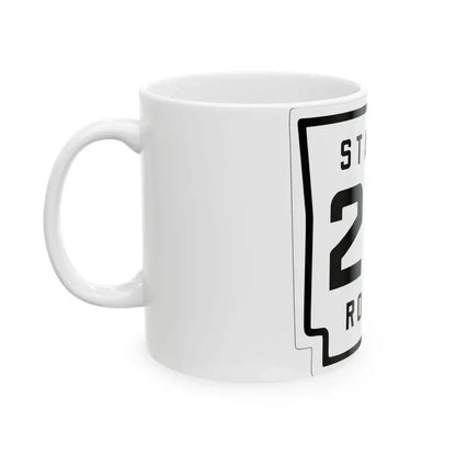 Arkansas 20 1926 (Arkansas) (Road Sign) White Coffee Mug - Go Mug Yourself