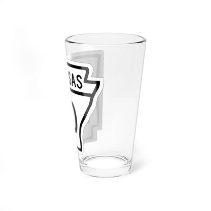 Arkansas 20 1948 (Arkansas) (Road Sign) Pint Glass 16oz - Go Mug Yourself